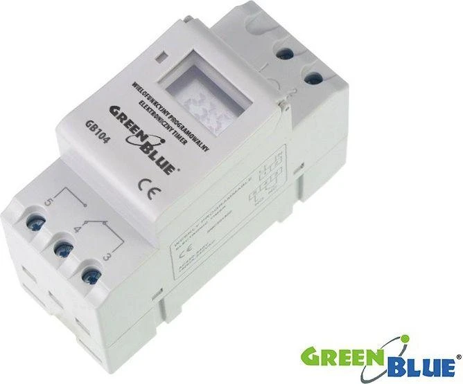 GreenBlue PROGRAMUOJAMAS ELEKTRONINIS LAIKO JUNGIKLIS GB-104