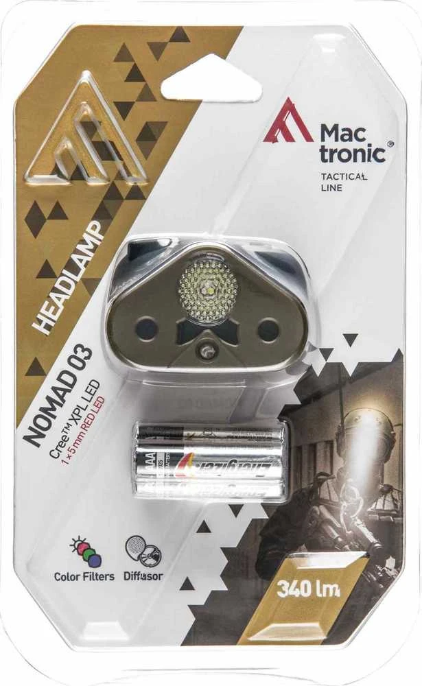 Mactronic 340lm galvos žibintuvėlis Nomad 03 THL0022