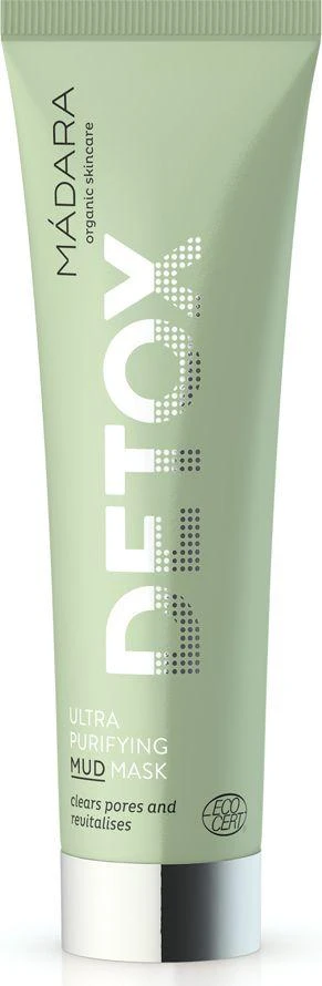 "Mádara Detox Ultra Purifying Mud Mask" 60ml Intensyviai detoksikuojanti veido kaukė