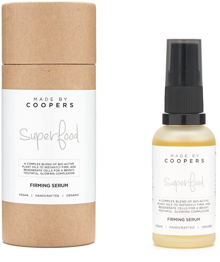 „Made By Coopers Superfood“ veganiškas stangrinamasis veido serumas, 30 ml