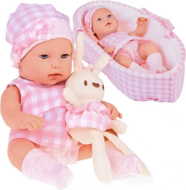 Madej Lėlė bobas 38cm w nosidełku 12520