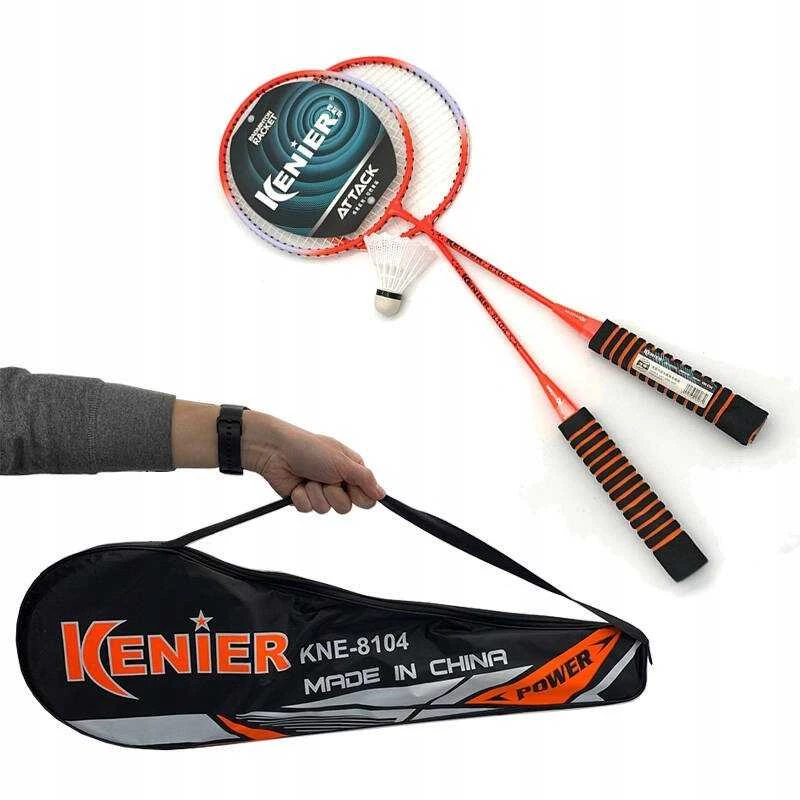 Zestaw Rinkinys Badmintono komplektas su plunksnakočiu ir uždanga
