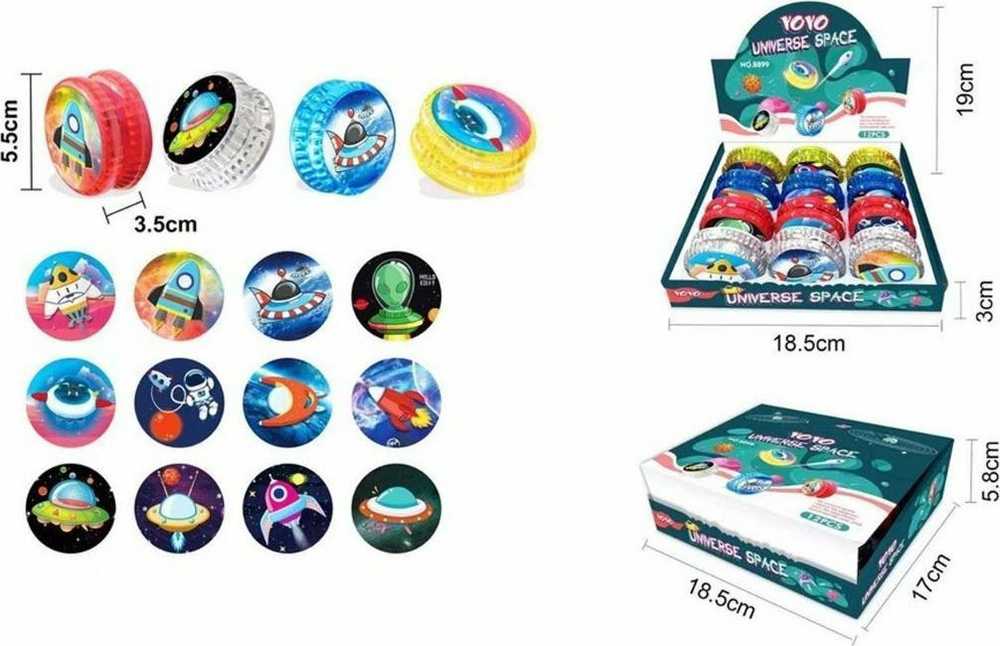Madej Yo-Yo wiatło 12szt/disp 007619 39865
