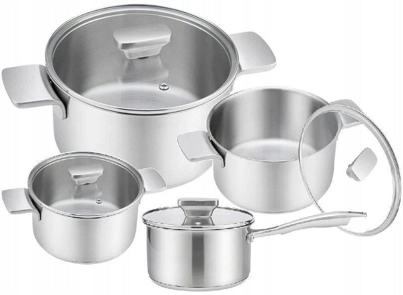 Plieninis puodas su dangčiu 16 cm, 1,7 l Maestro MR-3521-16S