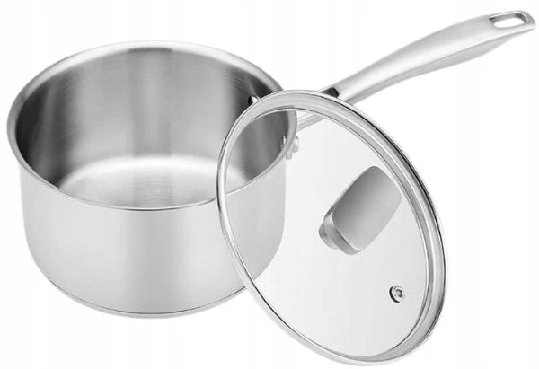 Plieninis puodas su dangčiu 16 cm, 1,7 l Maestro MR-3521-16S