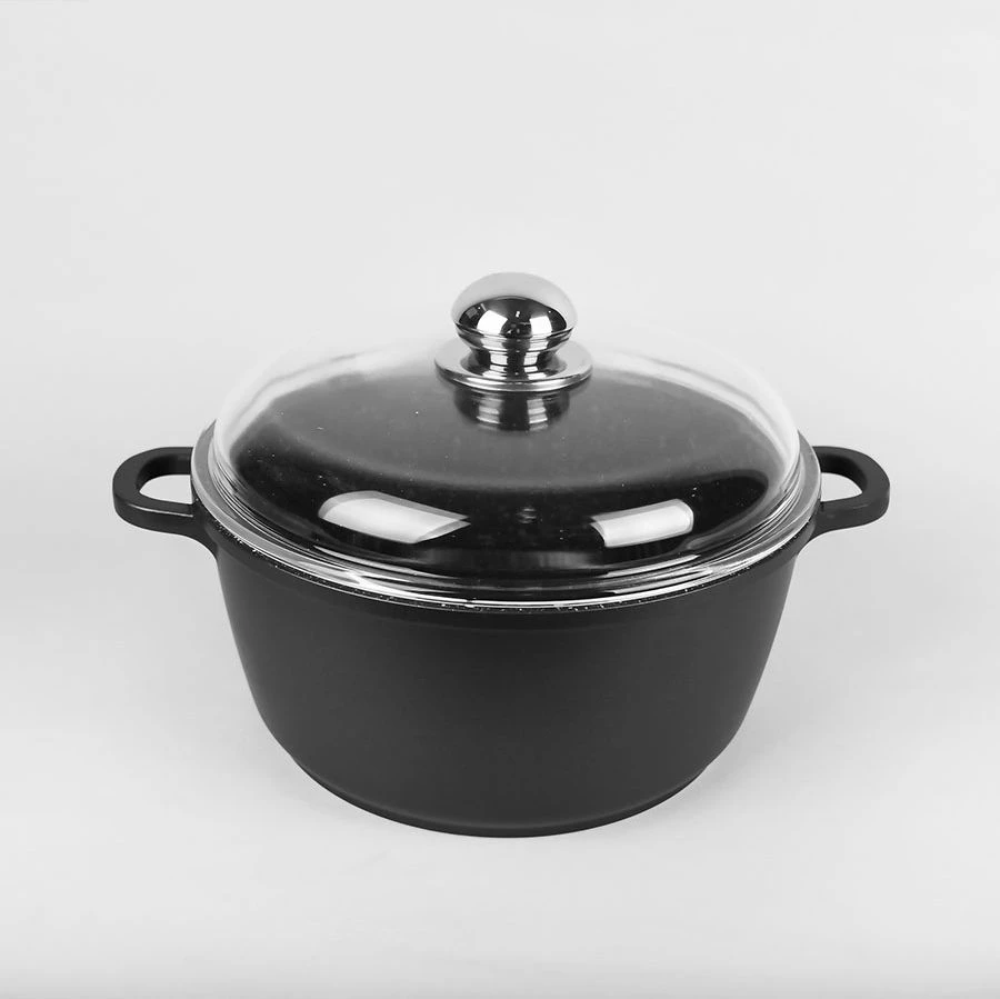 Maestro MR-4620C Puodas su dangčiu 20 cm 2,1 l Juodas