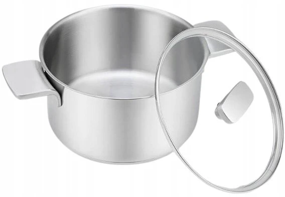 Plieninis puodas su dangteliu, indukcinis, 24cm, 5,7l | Maestro MR-3521-24