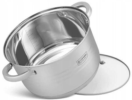 Plieninis puodas su dangteliu, indukcinis, 16cm, 2,1l | Maestro MR-3512-16