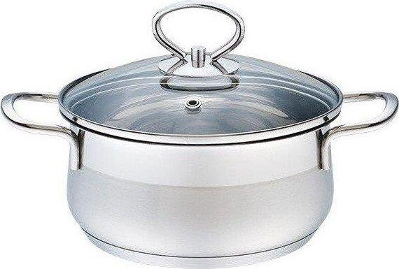 Plieninis puodas su dangteliu indukcinėms dujoms 30cm 10.0L MAESTRO MR-3508-30