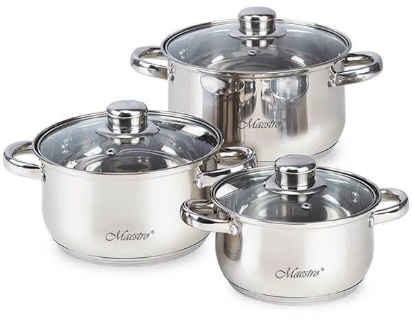 MAESTRO MR-2020-6M Puodų rinkinys 6 pieces