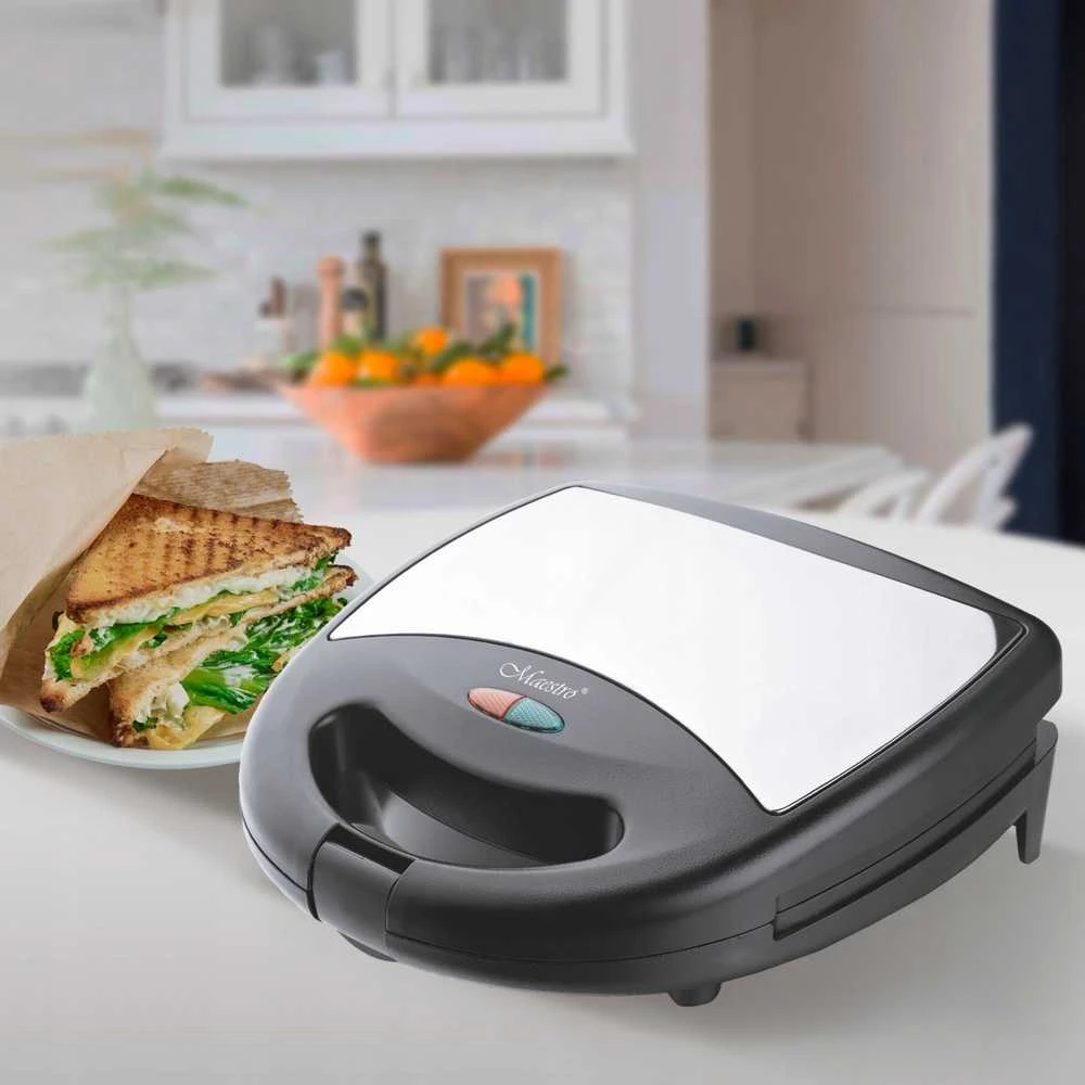 Vaflinė Maestro SANDWICH MAESTRO MR-713 inox skrudintuvas, viena lėkštė