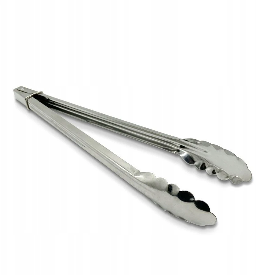 SZCZYPCE METALOWE KUCHENNE GRILLOWE DO GRILLA GRILL 40CM MAESTRO MR-1015-40