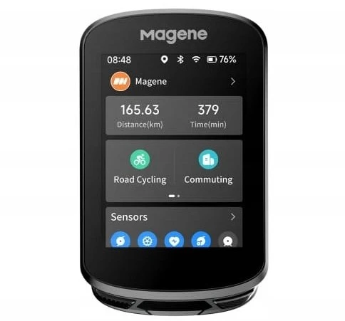 Dviračio kompiuteris Magene C506, GPS