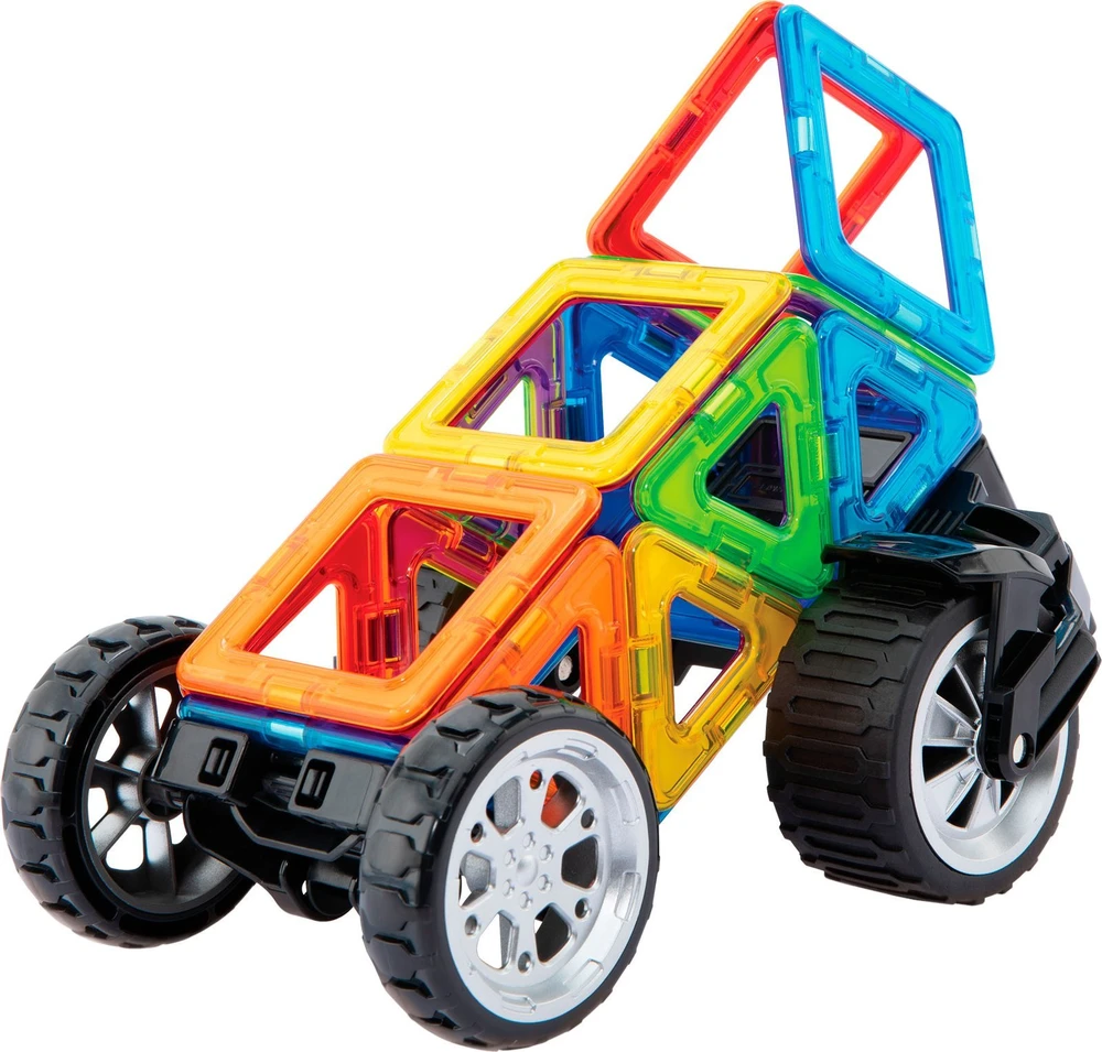 Magformers – nuostabus transformavimo ratų rinkinys, 17 dalių