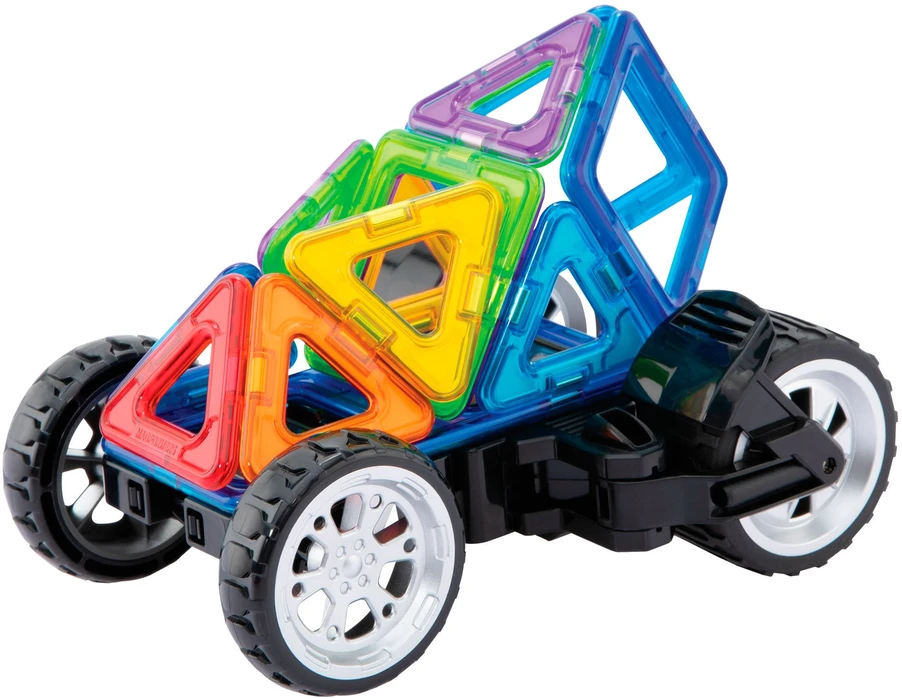 Magformers – nuostabus transformavimo ratų rinkinys, 17 dalių