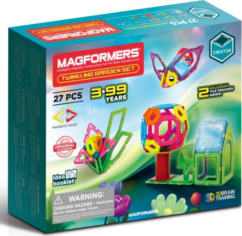 „Magformers“ MAGFORMERS ŽVILGSNIS SODAS 27 EL.