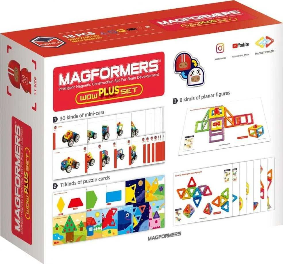 Magformers MAGFORMERS WOW PLUS SET 18 EL.