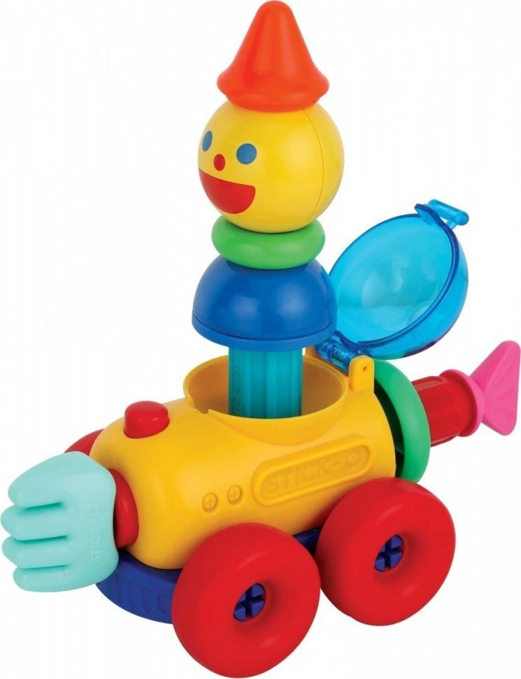 „Magformers“ STICK-O MY FIRST Rinkinys su ratukais, 9 dalys