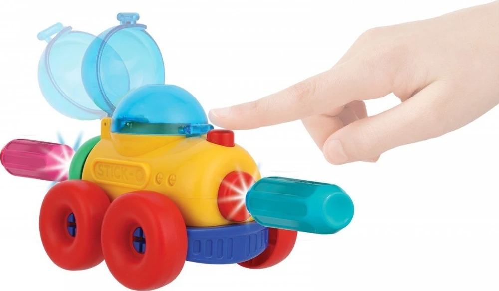 „Magformers“ STICK-O MY FIRST Rinkinys su ratukais, 9 dalys