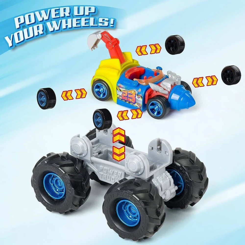 ORBICO Rinkinys T-Racers Power Trucks Turbo Digger Važiuoklė 2w1