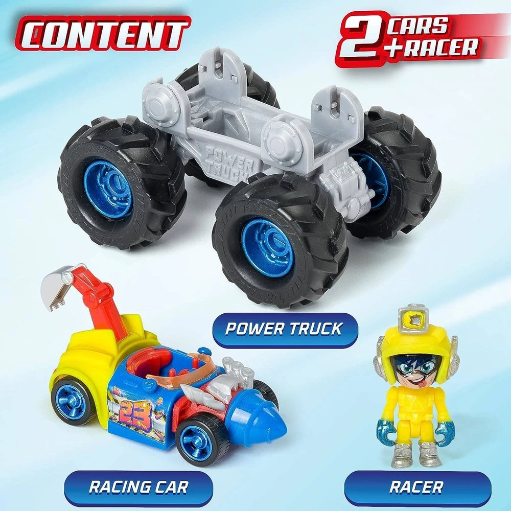 ORBICO Rinkinys T-Racers Power Trucks Turbo Digger Važiuoklė 2w1