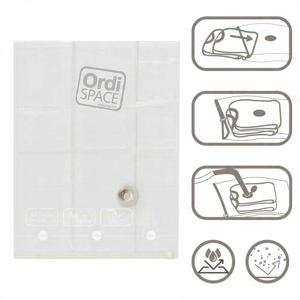 ORDINETT Ordispace Flat Jumbo vacuum bag 80x120cm