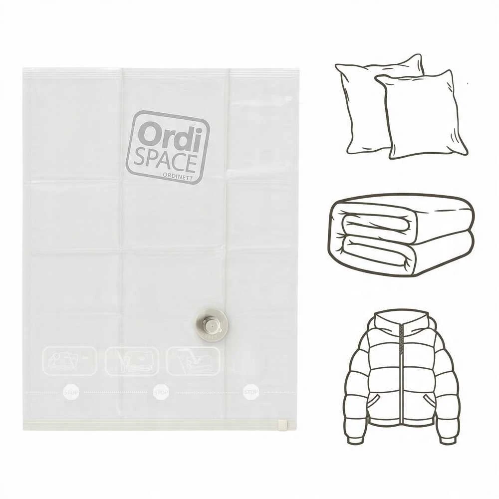 ORDINETT Ordispace Flat Jumbo vacuum bag 80x120cm