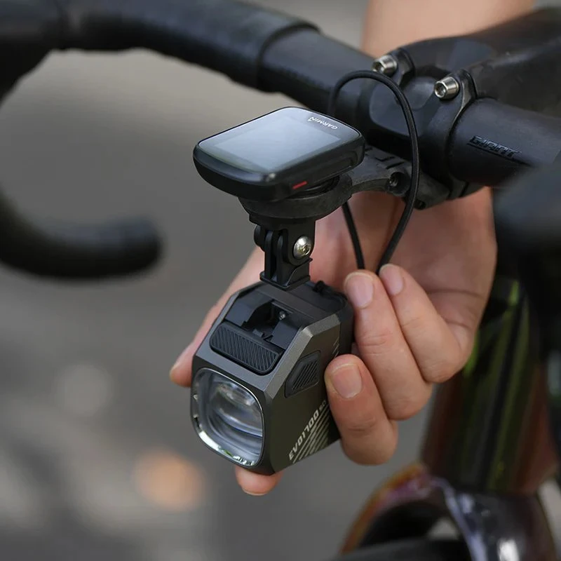 MAGICSHINE Priekinis žibintas EVO 1700 SD, 1700 liumenų, Suderinamas su Shimano Di2, Juodas, Su laikikliu