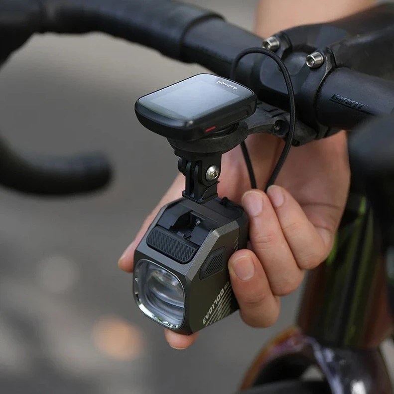 MAGICSHINE Priekinis žibintas EVO 1700 SD, 1700 liumenų, Suderinamas su Shimano Di2, Juodas, Su laikikliu