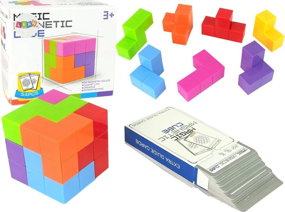 Kostka Vaikiškas magiškas kubas Lean toys, 7 d.