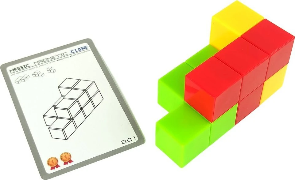 Kostka Vaikiškas magiškas kubas Lean toys, 7 d.
