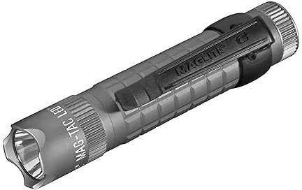 Žibintuvėlis Maglite Maglite Mag-Tac karūnuotas dangtelis žibintuvėlis pilkas
