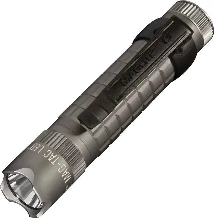 Žibintuvėlis Maglite Maglite Mag-Tac karūnuotas dangtelis žibintuvėlis pilkas