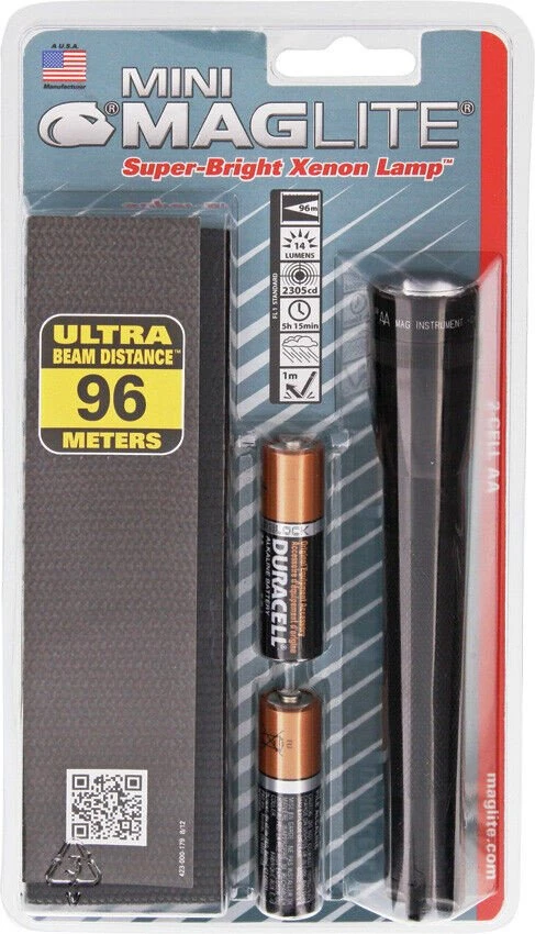 Žibintuvėlis Maglite Maglite Mini AA Taschenlampe juodas