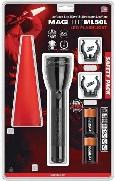 Žibintuvėlis Maglite ML50 LED latarka ochronna juoda