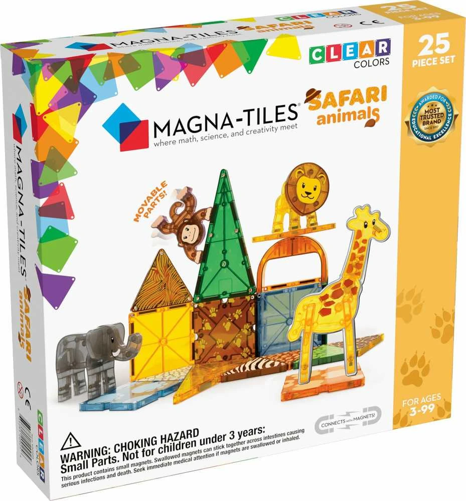 MAGNA-TILES Magnetinis konstruktorius „Safaris“, 25 det.