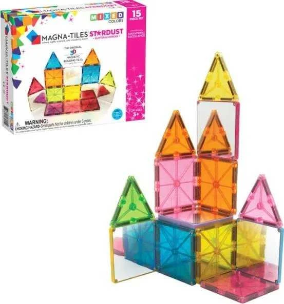 MAGNA-TILES Magnetinis konstruktorius „Žvaigždžių dulkės“, 15 det.