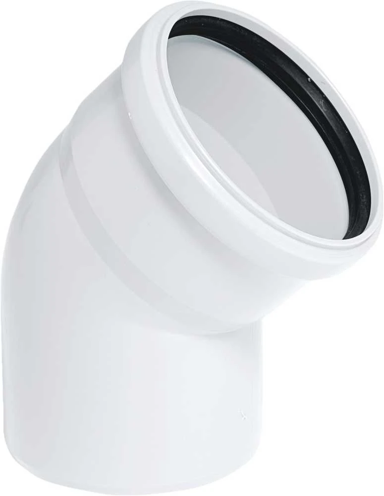 Magnaplast Vidaus kanalizacijos alkūnė HTplus, Ø 40 mm, 15°, balta
