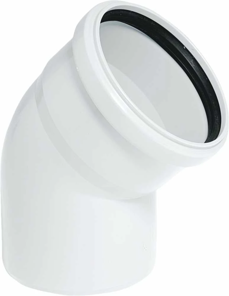 Magnaplast Vidaus kanalizacijos alkūnė HTplus, Ø 40 mm, 30°, balta