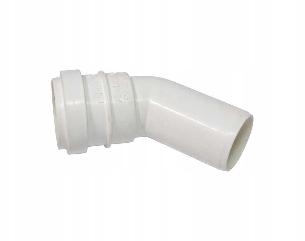 Magnaplast Vidaus kanalizacijos alkūnė HTplus, Ø 32 mm, 45°, balta
