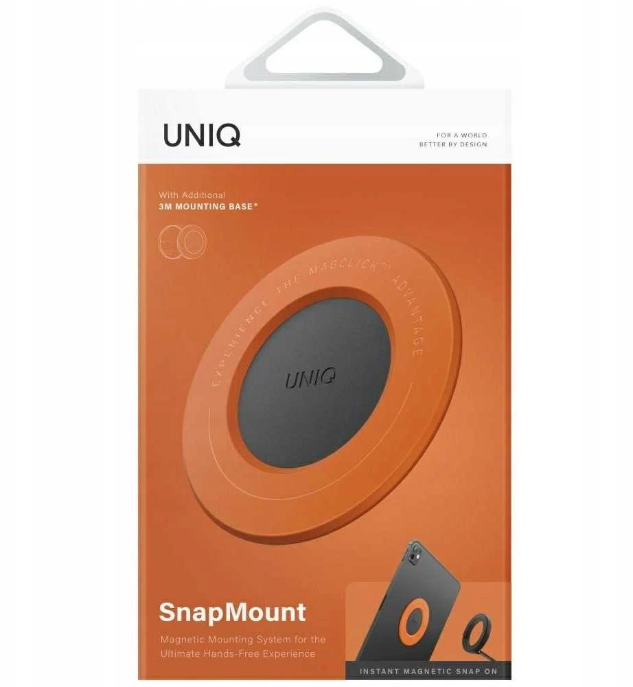 Magnetinis laikiklis UNIQ SnapMount prilimpantis oranžinis