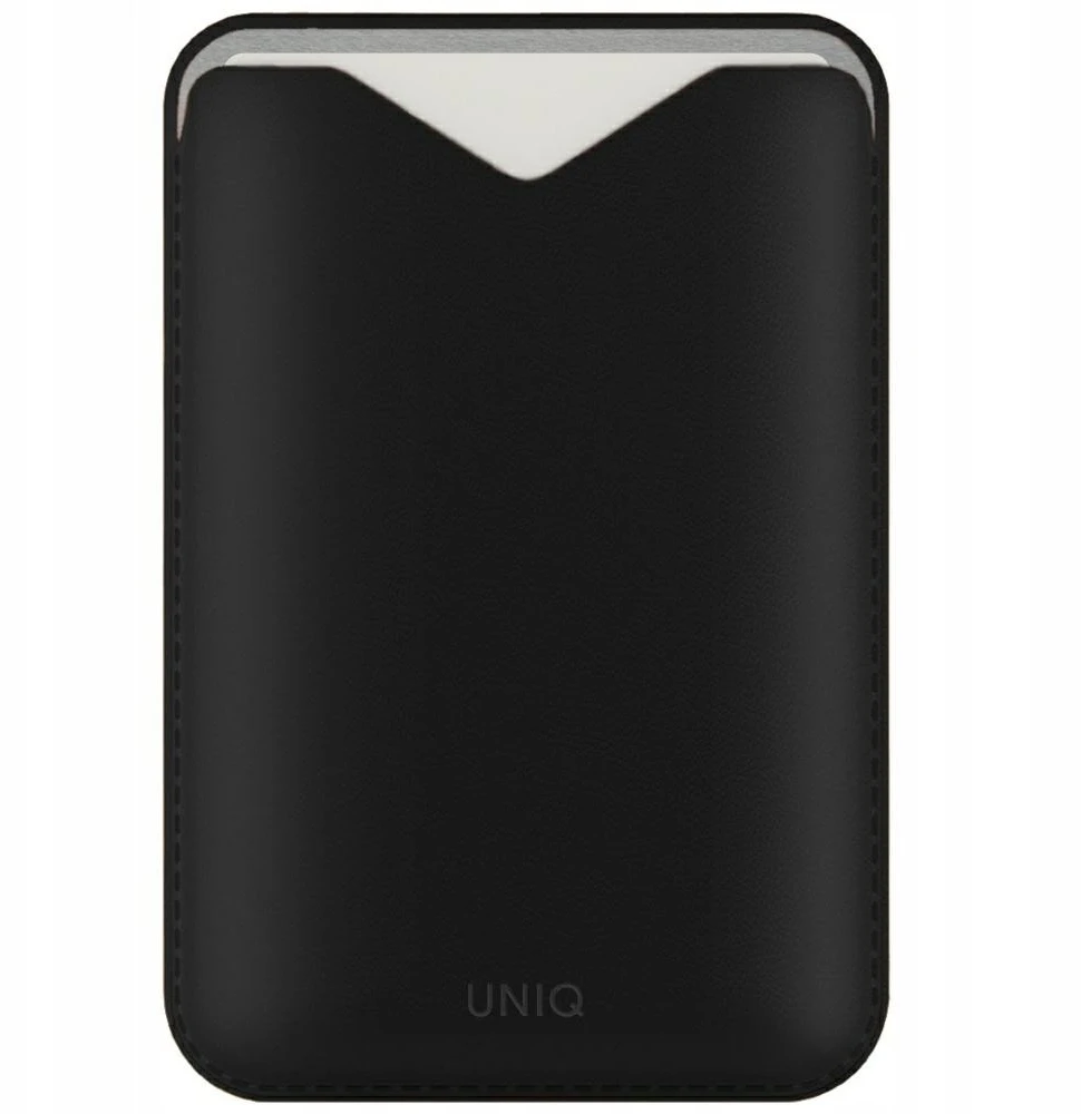 Dėklas Magnetic wallet UNIQ Lyden Evo stand phone juodos spalvos