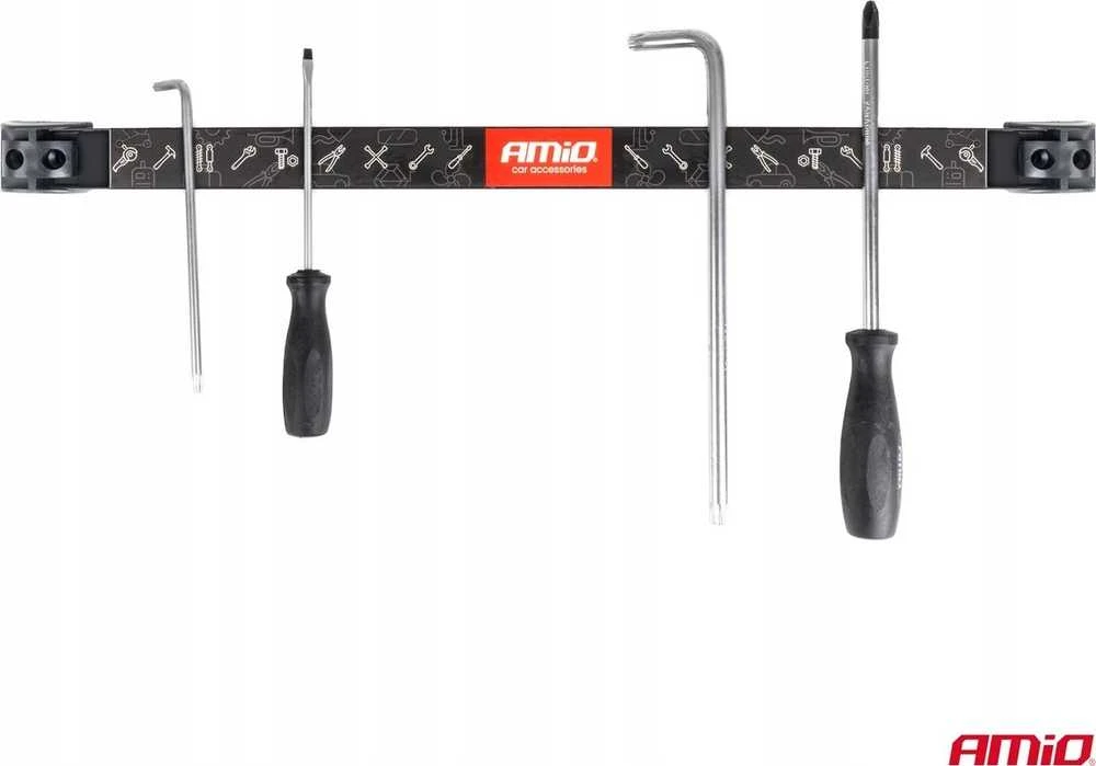 Magnetinės juostos įrankiams, rinkinys 3 vnt. (20 cm, 30,5 cm, 46 cm) AMIO-04263