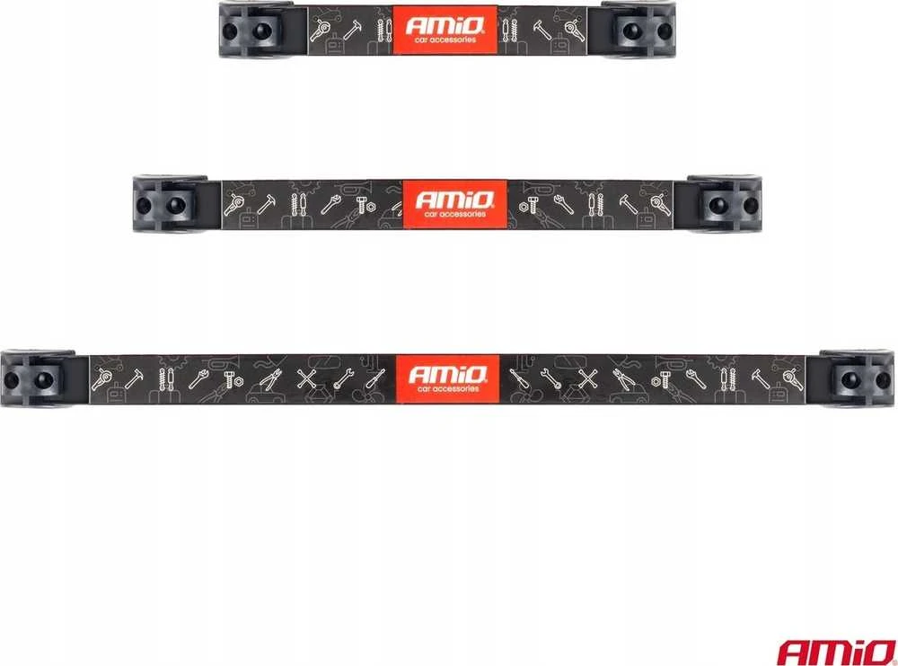 Magnetinės juostos įrankiams, rinkinys 3 vnt. (20 cm, 30,5 cm, 46 cm) AMIO-04263