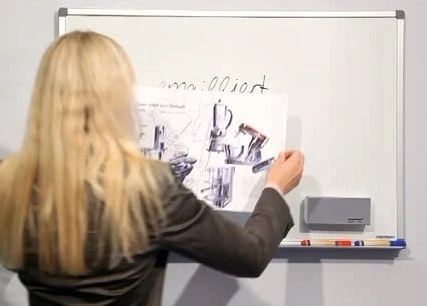 Magnetoplan Magnetoplan 12295, Plokštės trintukas, Baltas, Dėžutė, 1 vnt.