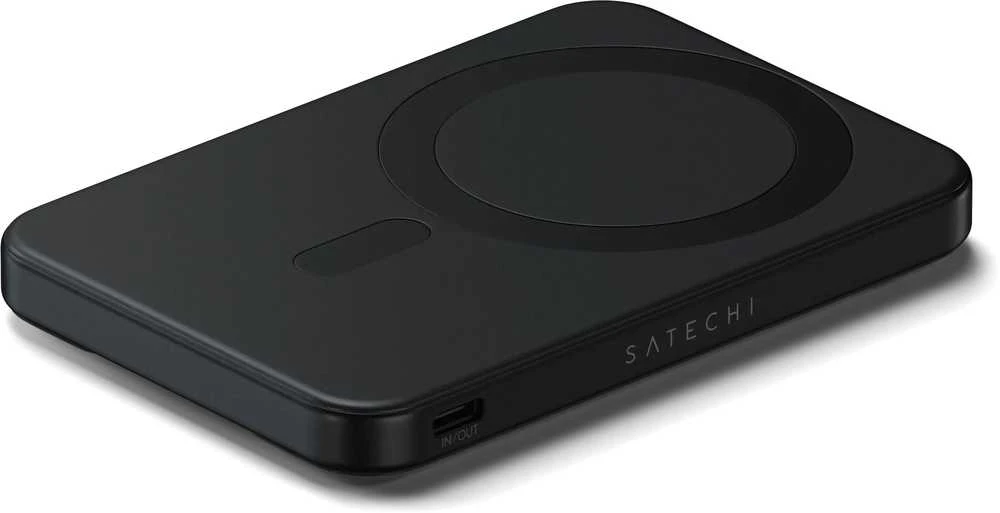 Carruzzo Satechi ST-B5Q2SK nešiojamasis įkroviklis 5000 mAh Belaidis įkrovimas Juoda
