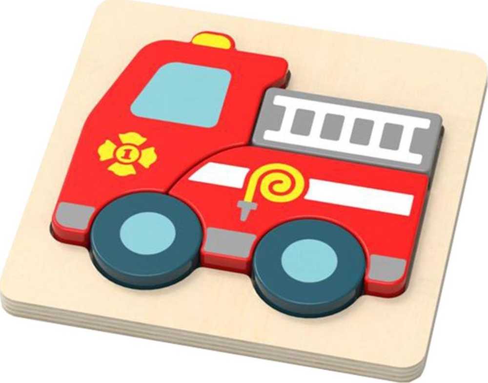 Dėlionė Magni Brandbil puslespil / Fire truck puzzle