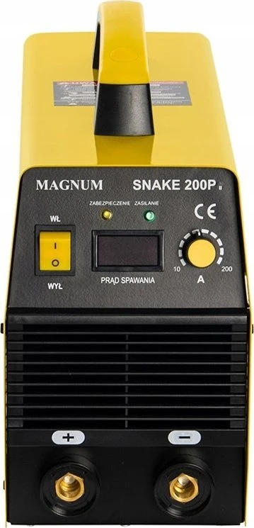 INVERTERINIS SUVIRINIMO APARATAS SNAKE 200P EKRANAS SNA 200IIW MAGNUM SNAKE 200P 230V 200A/60%