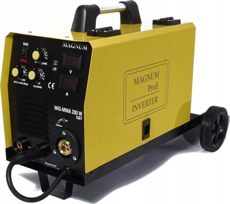 Magnum INVERTINIS PUSIAU AUTOMATINIS SUVIRINIMO APARATAS MIG-200/ 200W/SUVIRINIMAS 180A UMI200WMMA