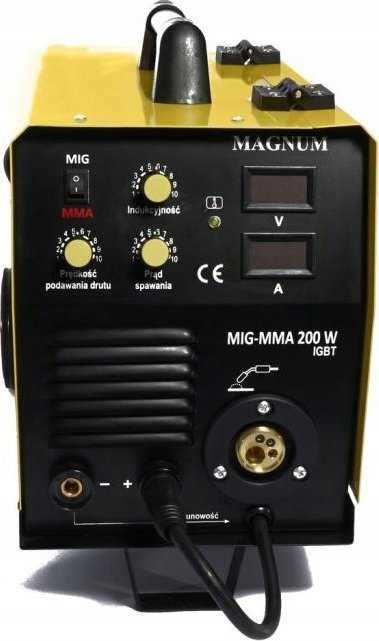 Magnum INVERTINIS PUSIAU AUTOMATINIS SUVIRINIMO APARATAS MIG-200/ 200W/SUVIRINIMAS 180A UMI200WMMA